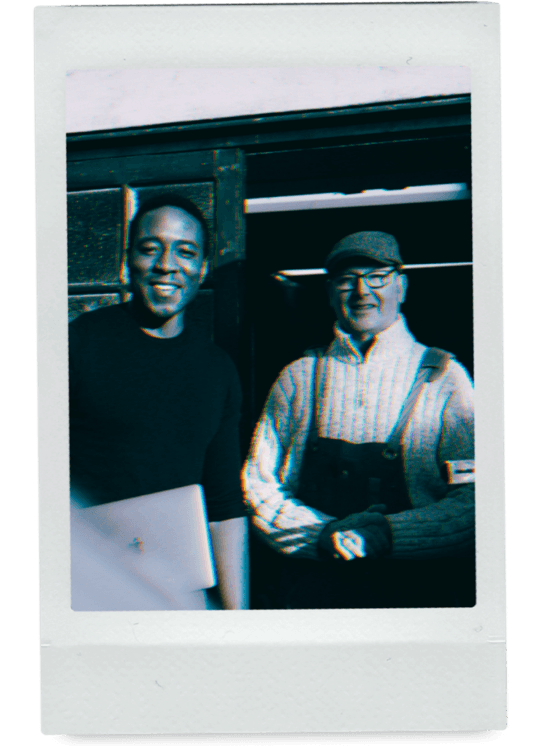 The founders in the East London workshop