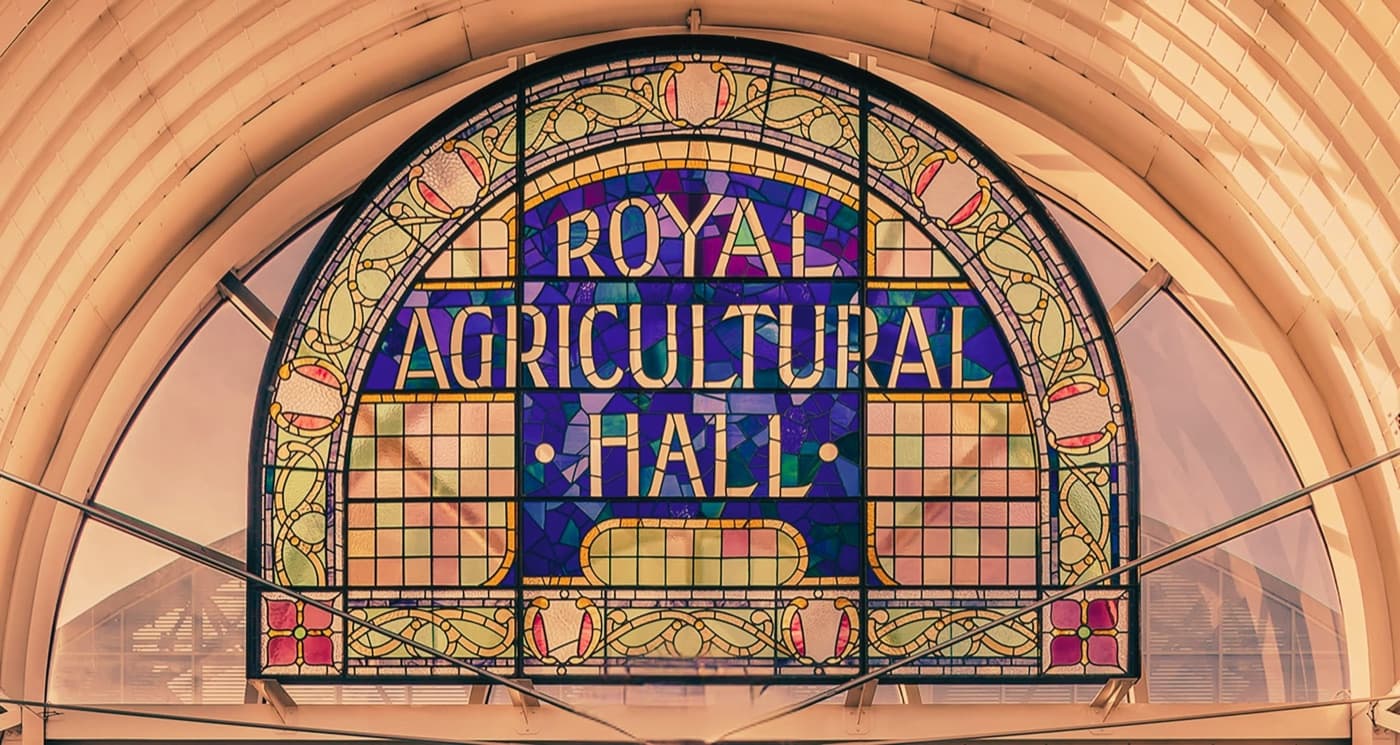 Royal Agricultural Hall, stained glass commission